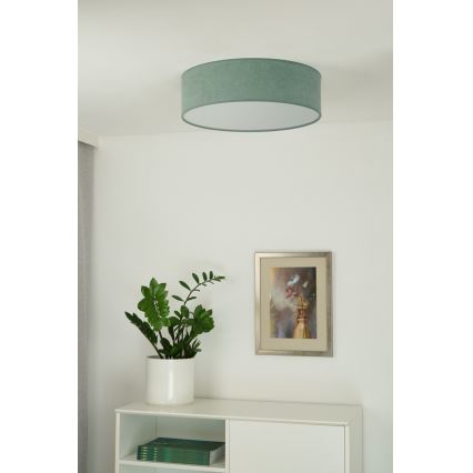 Duolla - LED Taklampa CORTINA LED/26W/230V Ø 30 cm 4000K turkos
