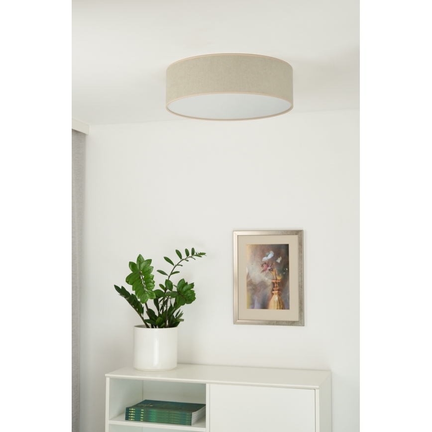 Duolla - LED Taklampa CORTINA LED/26W/230V Ø 45 cm 4000K beige
