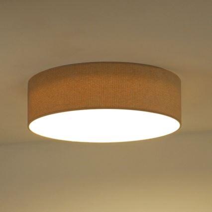 Duolla - LED Taklampa CORTINA LED/26W/230V Ø 45 cm 4000K beige