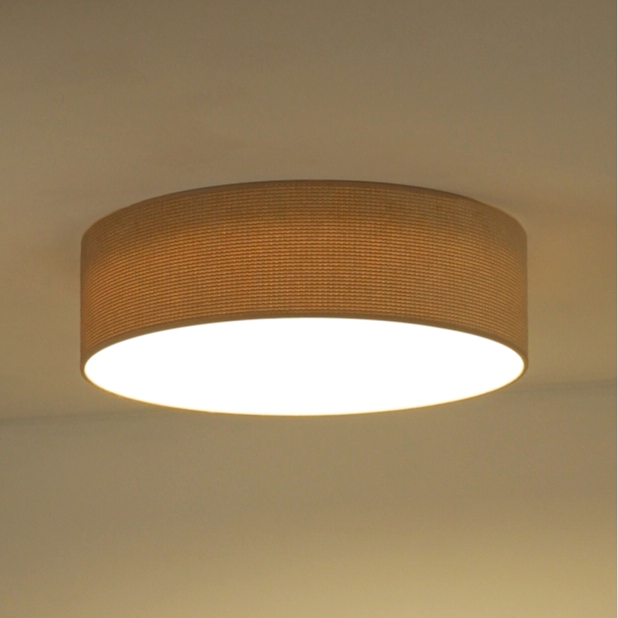 Duolla - LED Taklampa CORTINA LED/26W/230V Ø 45 cm 4000K beige