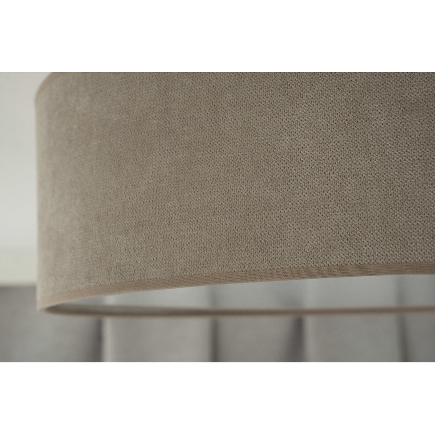 Duolla - LED Taklampa CORTINA LED/26W/230V Ø 45 cm 4000K brun