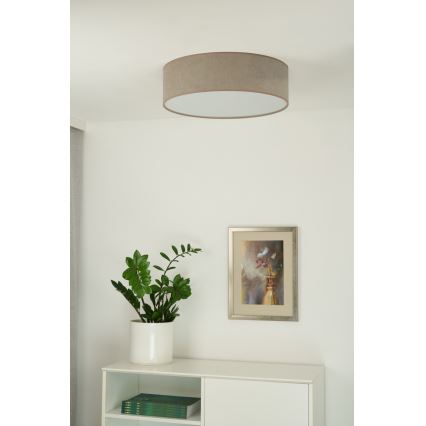 Duolla - LED Taklampa CORTINA LED/26W/230V Ø 45 cm 4000K brun