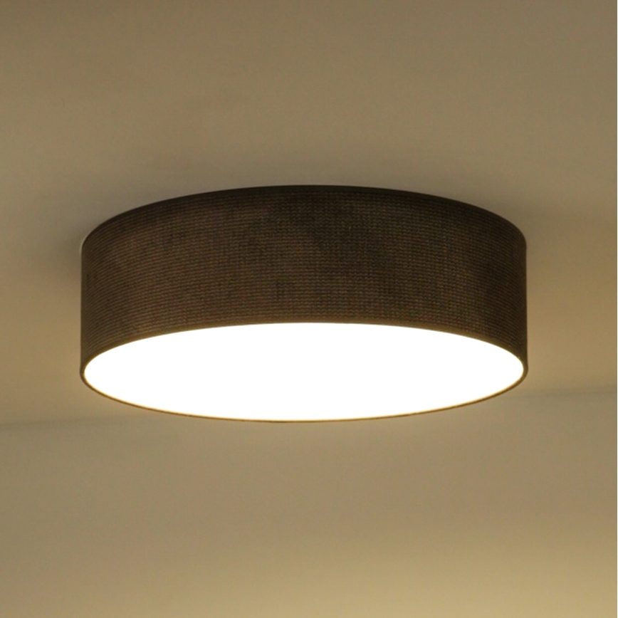Duolla - LED Taklampa CORTINA LED/26W/230V Ø 45 cm 4000K brun