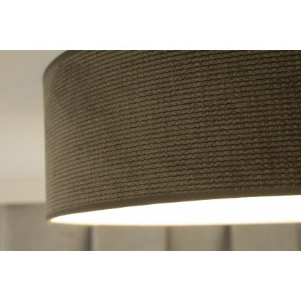 Duolla - LED Taklampa CORTINA LED/26W/230V Ø 45 cm 4000K brun