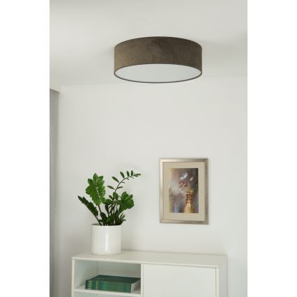 Duolla - LED Taklampa CORTINA LED/26W/230V Ø 45 cm 4000K brun