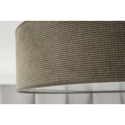 Duolla - LED Taklampa CORTINA LED/26W/230V Ø 45 cm 4000K brun