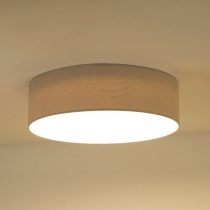 Duolla - LED Taklampa CORTINA LED/26W/230V Ø 45 cm 4000K grå