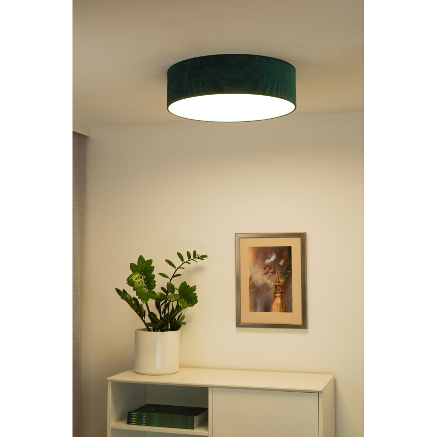 Duolla - LED Taklampa CORTINA LED/26W/230V Ø 45 cm 4000K grön