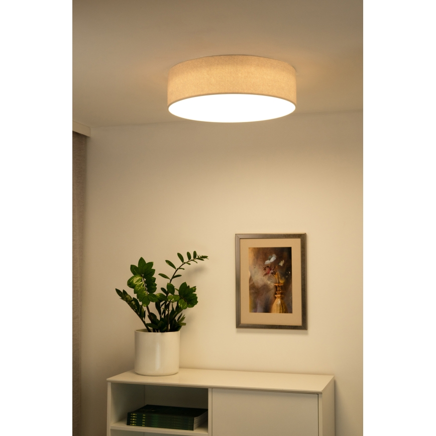 Duolla - LED Taklampa CORTINA LED/26W/230V Ø 45 cm 4000K krämvit
