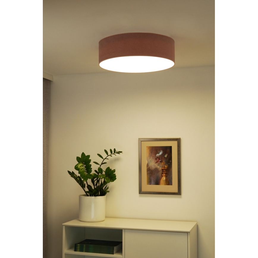 Duolla - LED Taklampa CORTINA LED/26W/230V Ø 45 cm 4000K rosa