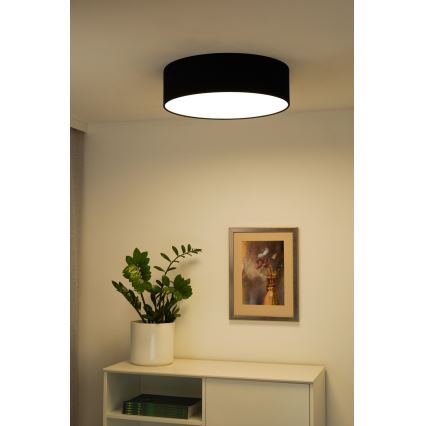 Duolla - LED Taklampa CORTINA LED/26W/230V Ø 45 cm 4000K svart