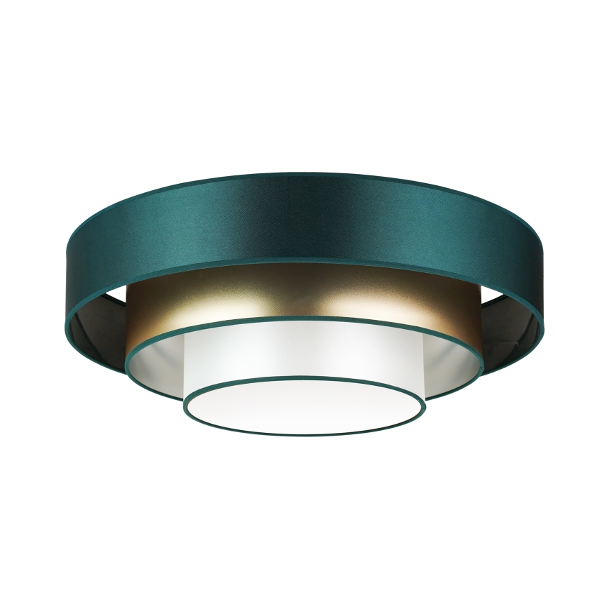 Duolla - LED taklampa LUNETA LED/26W/230V diameter 60 cm 4000K grön/guld/vit