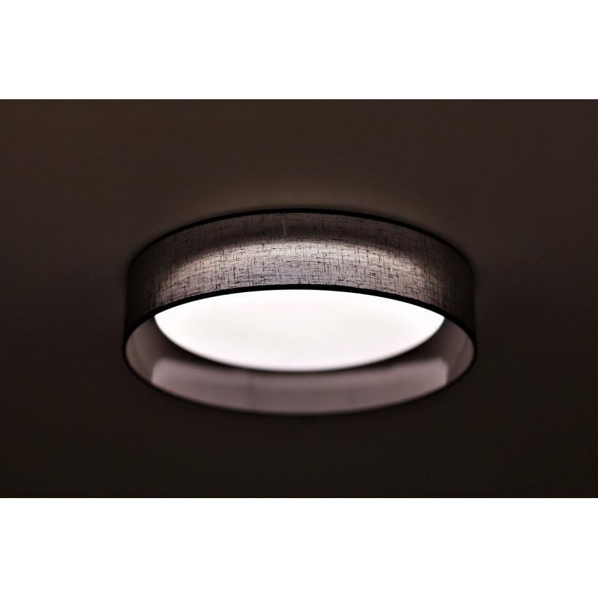 Duolla - LED taklampa ROLLER LED/24W/230V diameter 45 cm antracit