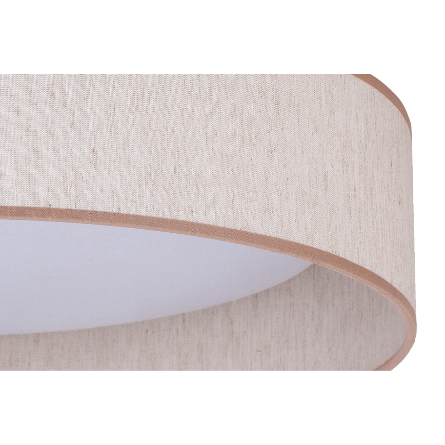 Duolla - LED taklampa ROLLER LED/24W/230V diameter 45 cm beige