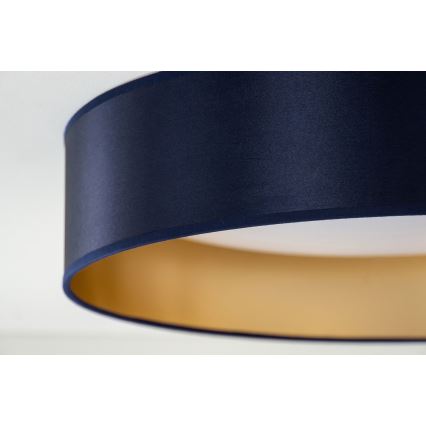 Duolla - LED taklampa ROLLER LED/24W/230V diameter 45 cm blå/guld