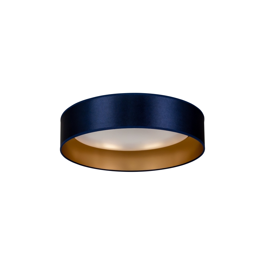 Duolla - LED taklampa ROLLER LED/24W/230V diameter 45 cm blå/guld