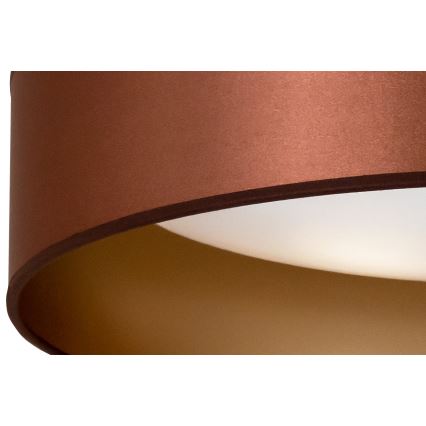 Duolla - LED taklampa ROLLER LED/24W/230V diameter 45 cm koppar/guld