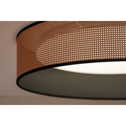 Duolla - LED taklampa ROLLER LED/24W/230V diameter 45 cm koppar/svart