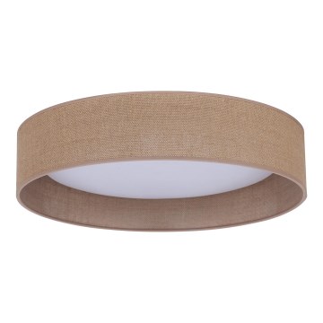 Duolla - LED taklampa ROLLER LED/24W/230V diameter 45 cm ljusbrun