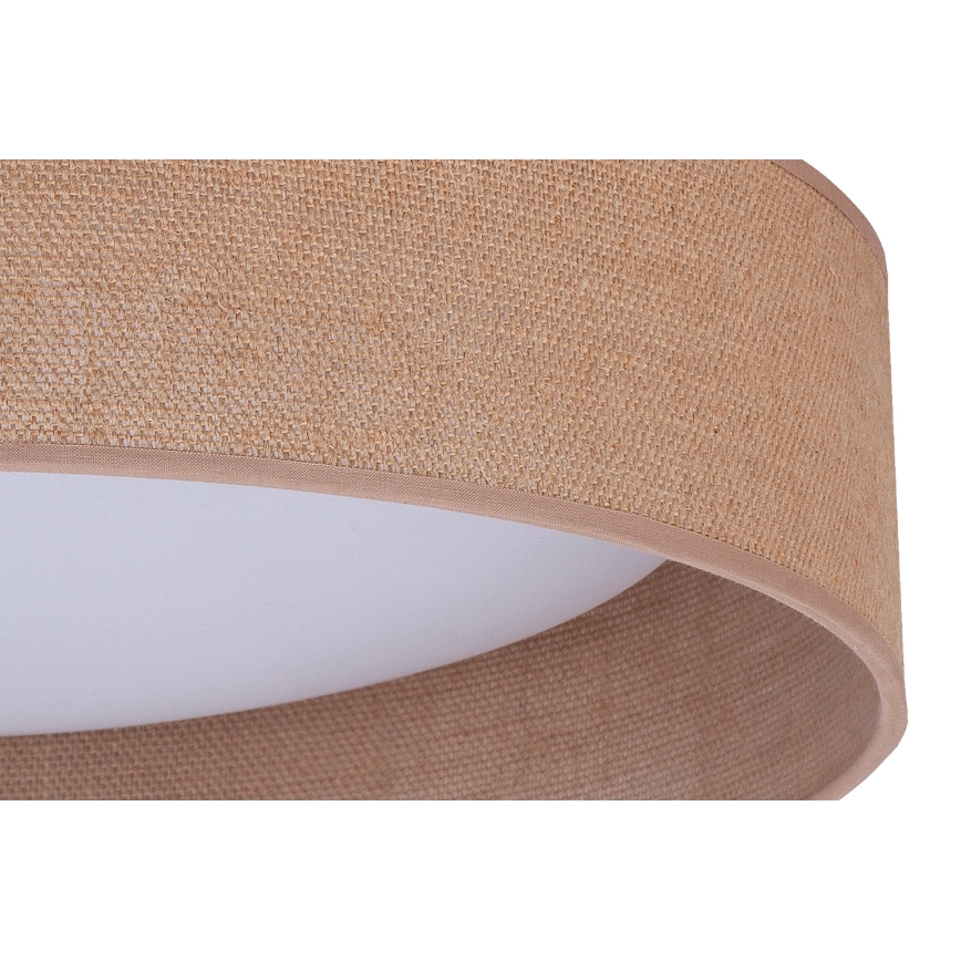 Duolla - LED taklampa ROLLER LED/24W/230V diameter 45 cm ljusbrun