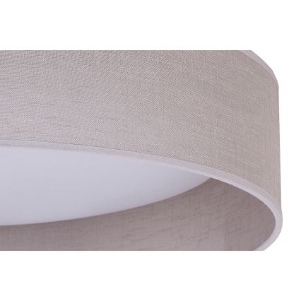 Duolla - LED taklampa ROLLER LED/24W/230V diameter 45 cm ljusgrå