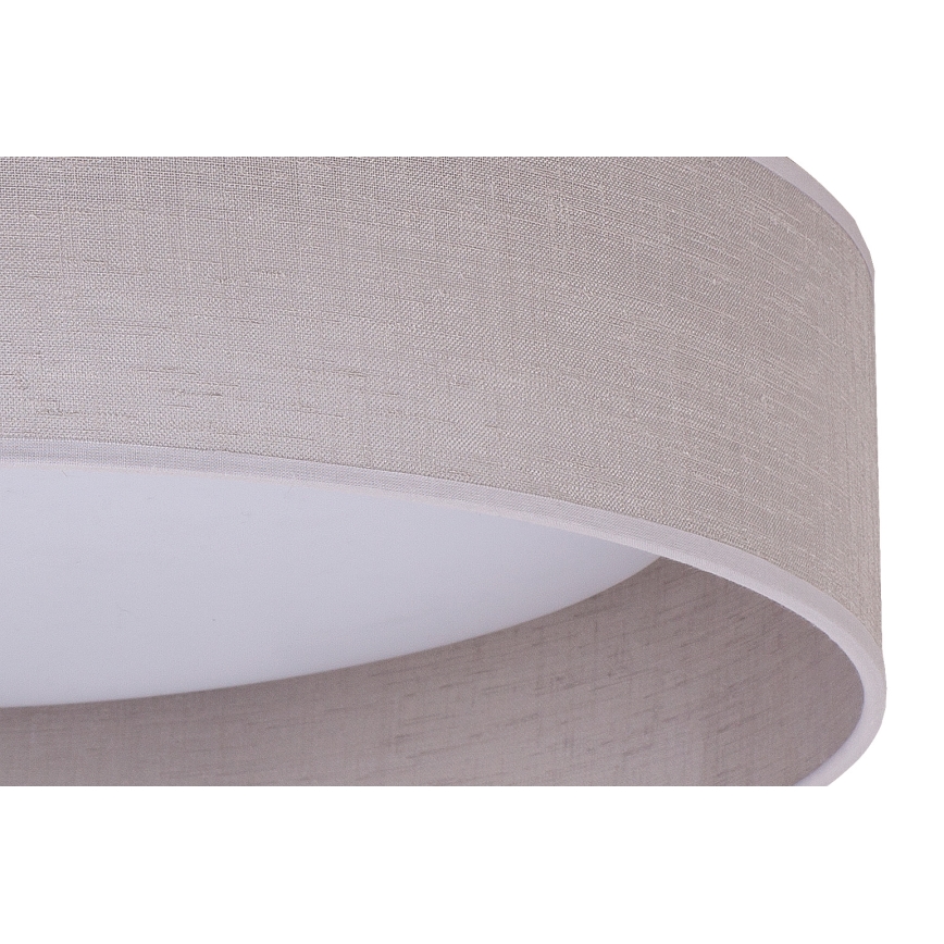 Duolla - LED taklampa ROLLER LED/24W/230V diameter 45 cm ljusgrå