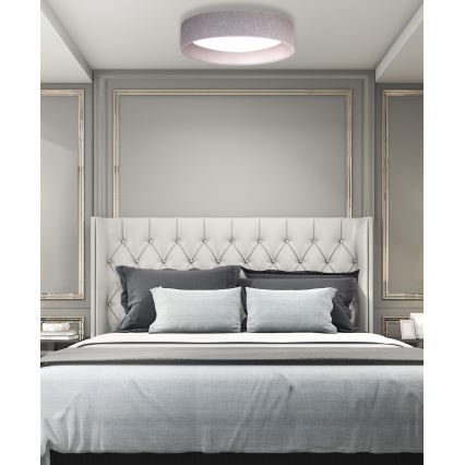 Duolla - LED taklampa ROLLER LED/24W/230V diameter 45 cm ljusgrå