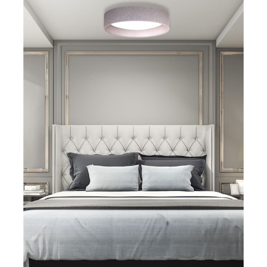 Duolla - LED taklampa ROLLER LED/24W/230V diameter 45 cm ljusgrå