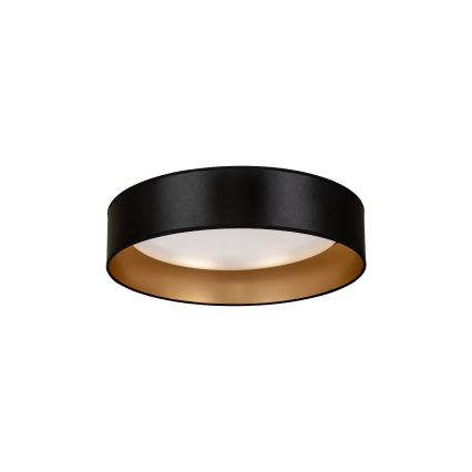 Duolla - LED taklampa ROLLER LED/24W/230V diameter 45 cm svart/guld