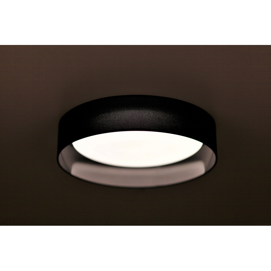 Duolla - LED taklampa ROLLER LED/24W/230V diameter 45 cm svart