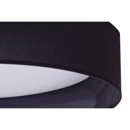 Duolla - LED taklampa ROLLER LED/24W/230V diameter 45 cm svart