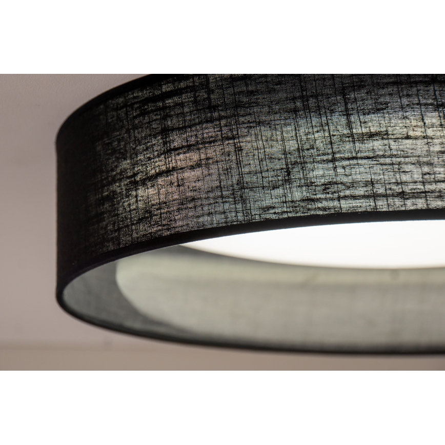 Duolla - LED taklampa ROLLER LED/24W/230V diameter 45 cm svart