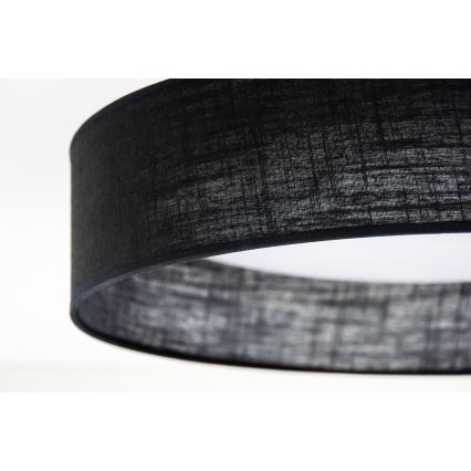 Duolla - LED taklampa ROLLER LED/24W/230V diameter 45 cm svart