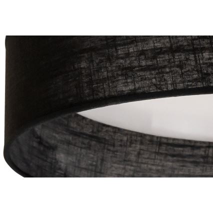 Duolla - LED taklampa ROLLER LED/24W/230V diameter 45 cm svart