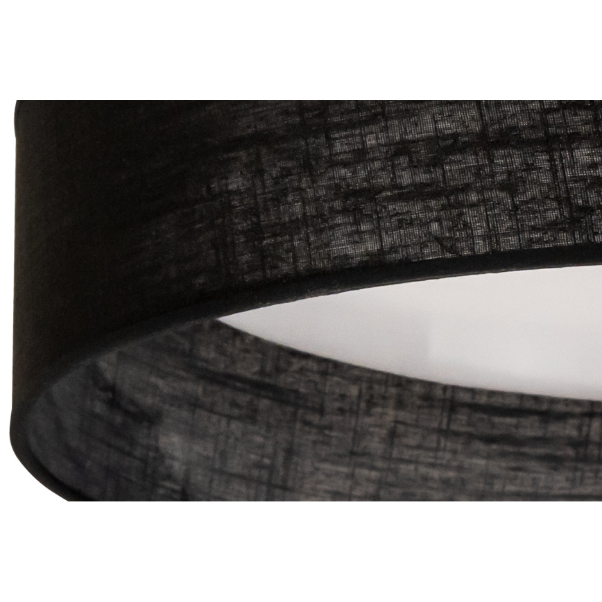 Duolla - LED taklampa ROLLER LED/24W/230V diameter 45 cm svart