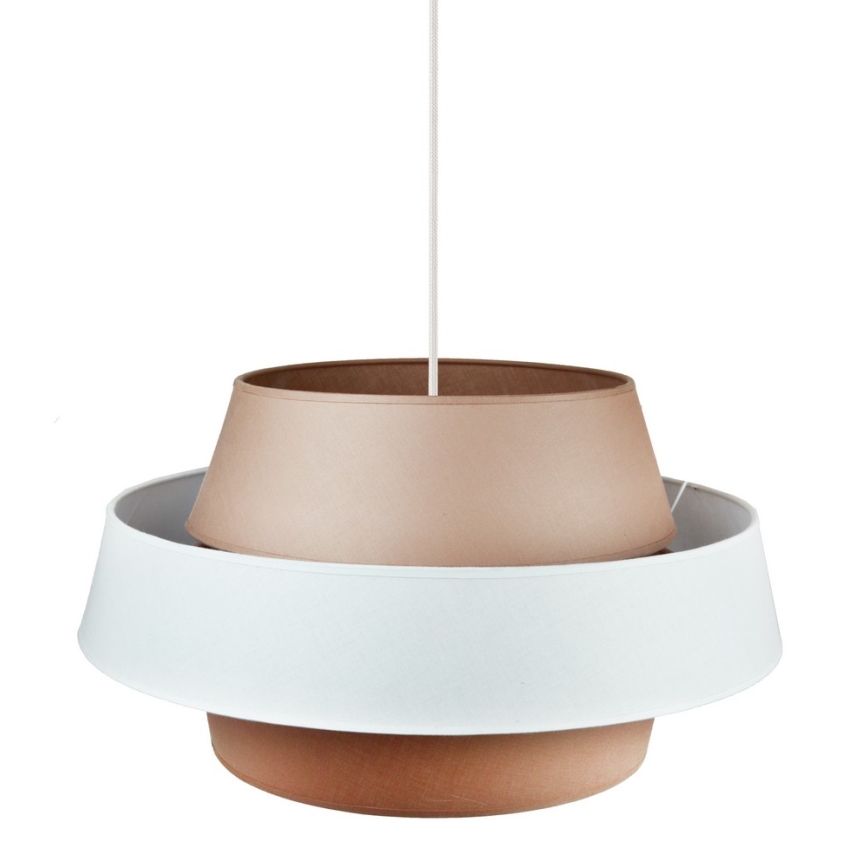 Duolla - Ljuskrona med textilsladd ANDROMEDA 1xE27/40W/230V diameter 45 cm