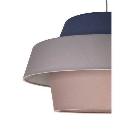 Duolla - Ljuskrona med textilsladd ANDROMEDA 1xE27/40W/230V diameter 55 cm