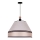 Duolla - Ljuskrona med textilsladd AVIGNON 1xE27/15W/230V diameter 60 cm beige
