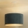 Duolla - Ljuskrona med textilsladd CORDUROY 1xE27/15W/230V diameter 40 cm ljusblå