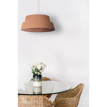 Duolla - Ljuskrona med textilsladd GALAXY 1xE27/40W/230V diameter 50 cm