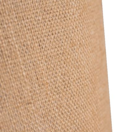 Duolla - Ljuskrona med textilsladd ROSSA 3xE27/15W/230V diameter 75 cm brun