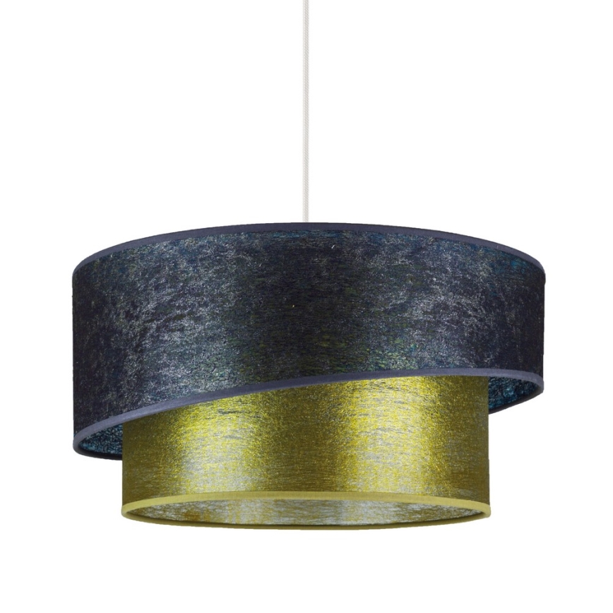 Duolla - Ljuskrona med textilsladd SHINE 1xE27/40W/230V diameter 45 cm