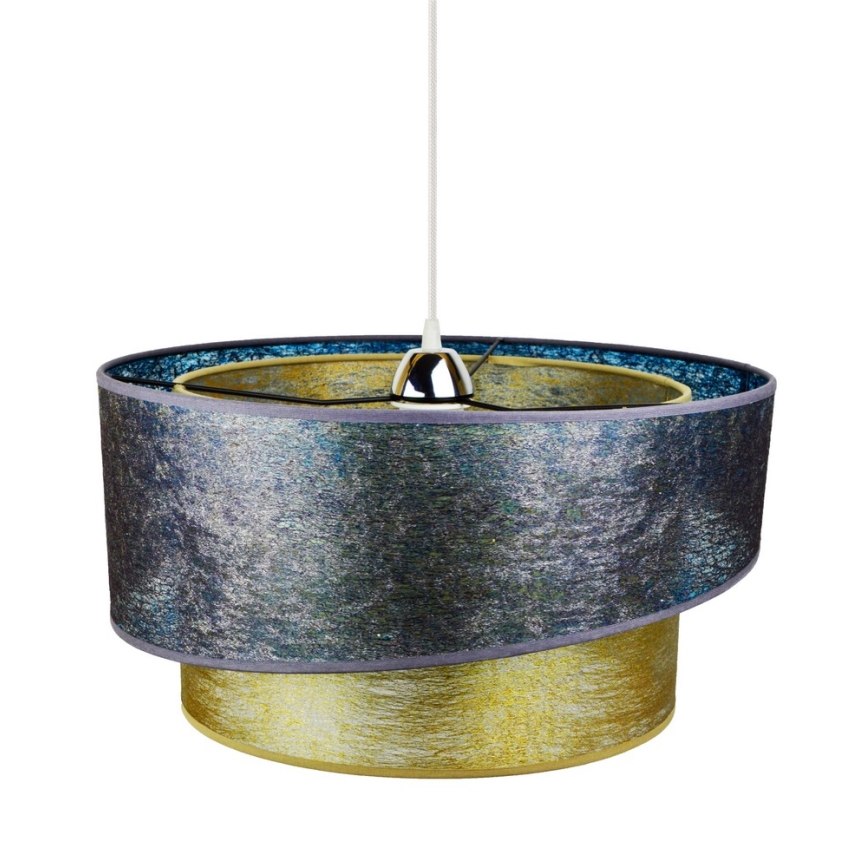 Duolla - Ljuskrona med textilsladd SHINE 1xE27/40W/230V diameter 45 cm