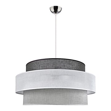 Duolla - Ljuskrona med textilsladd SPACE 1xE27/40W/230V diameter 50 cm