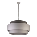 Duolla - Ljuskrona med textilsladd SPACE 1xE27/40W/230V diameter 50 cm