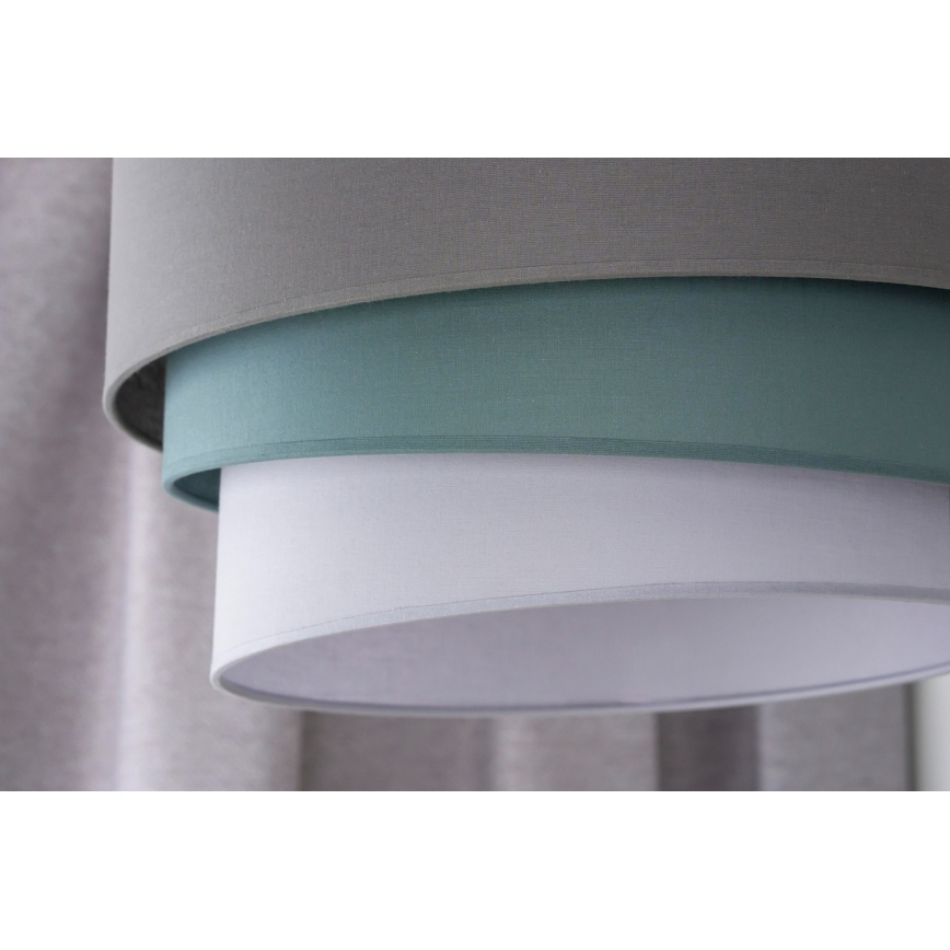 Duolla - Ljuskrona med textilsladd TRIO 1xE27/40W/230V diameter 45 cm