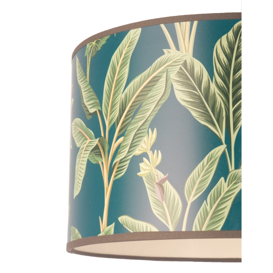 Duolla - Ljuskrona med upphängningsrem GOLD LEAVES 1xE27/15W/230V diameter 35 cm
