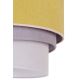 Duolla - Ljuskrona med upphängningsrem TRIO 1xE27/15W/230V gul/grå/vit