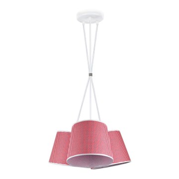 Duolla - Pendelkrona ROSSA 3xE27/40W/230V diameter 40 cm