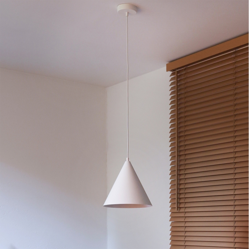 Duolla - Pendellampa med vajer IRONLINE 1xG9/3W/230V Ø 25 cm vit